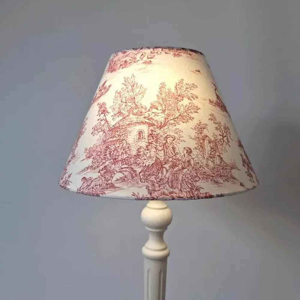 Abat-jours - Abat jour en TOILE DE JOUY - CÔTE OUEST DÉCO - PRO