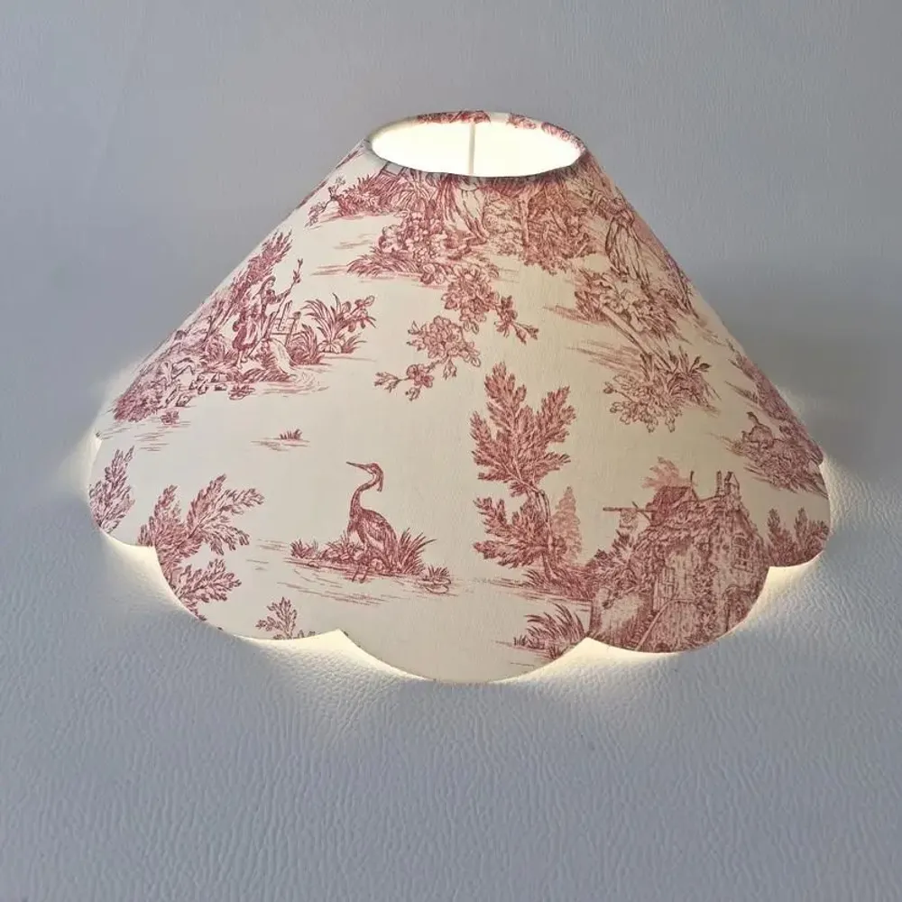 Abat-jours - Abat jour en TOILE DE JOUY - CÔTE OUEST DÉCO - PRO