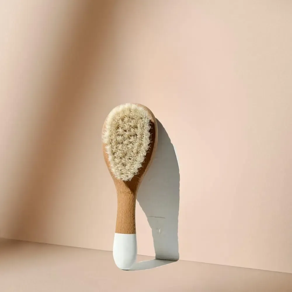 Cosmétiques - Brosse bébé - picots 100% chêvre - BACHCA