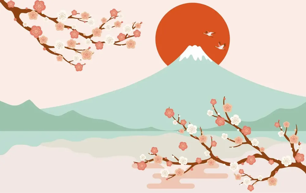 Wallpaper - Wallpaper No. 741 - Escapade Nippone - WELLPAPERS