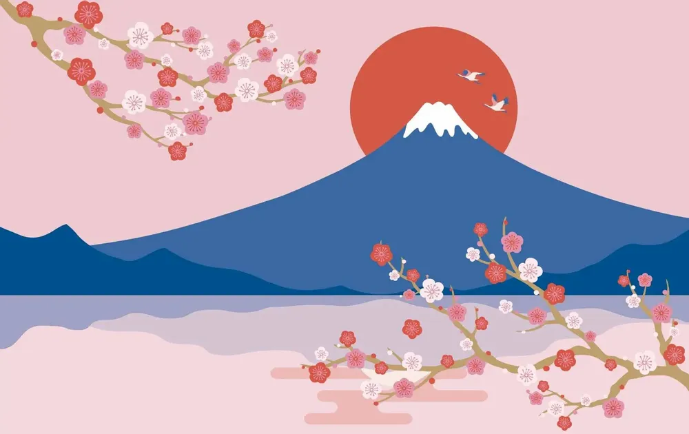Wallpaper - Wallpaper No. 741 - Escapade Nippone - WELLPAPERS
