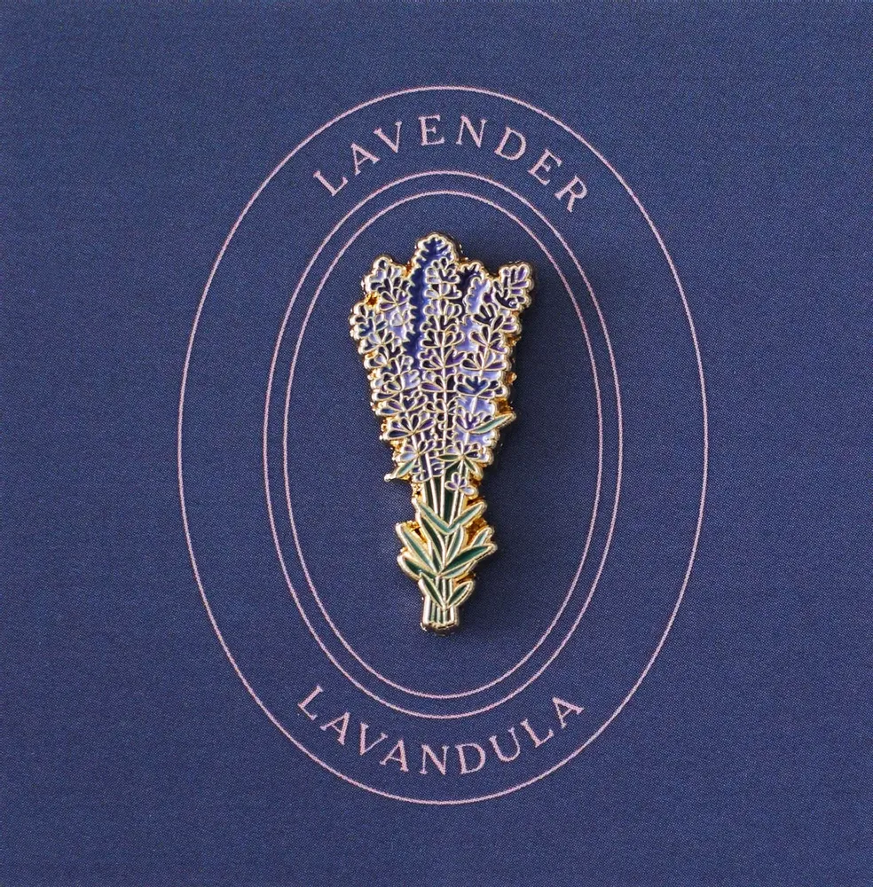 Brooches - Pin Lavender - PINPINPIN.IT