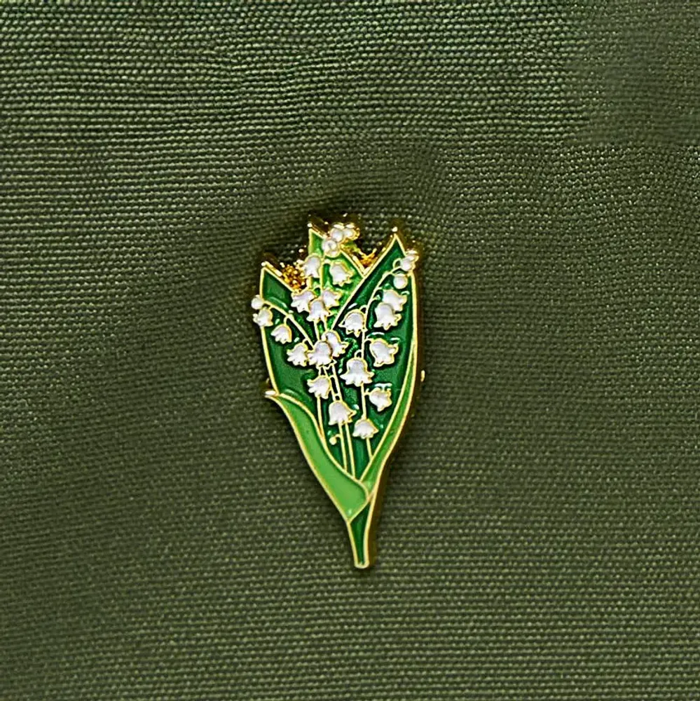 Brooches - Pin Lily of the valley - PINPINPIN.IT