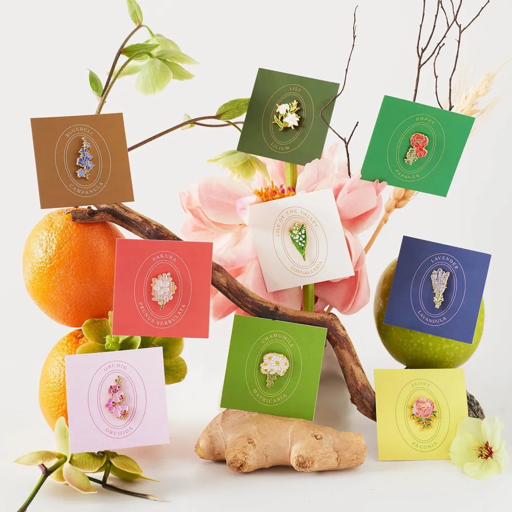 Brooches - Pin Lily of the valley - PINPINPIN.IT
