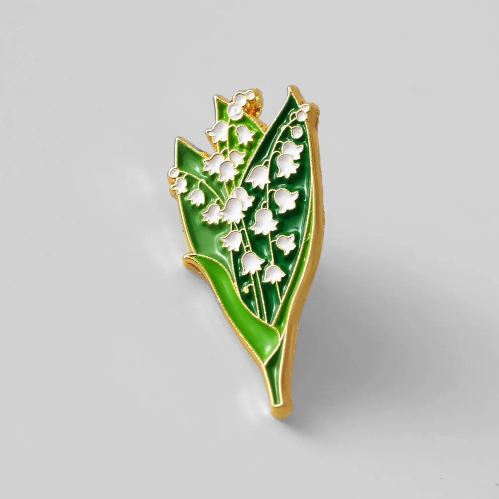 Brooches - Pin Lily of the valley - PINPINPIN.IT