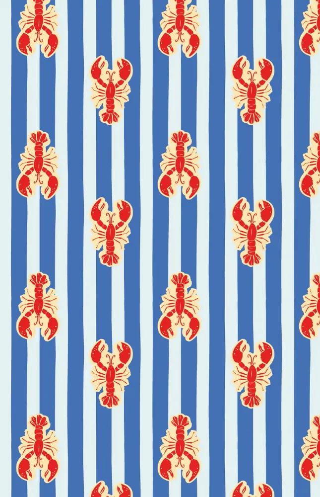 Wallpaper - Wallpaper No. 726 - Lobster Parade 🦞 - WELLPAPERS