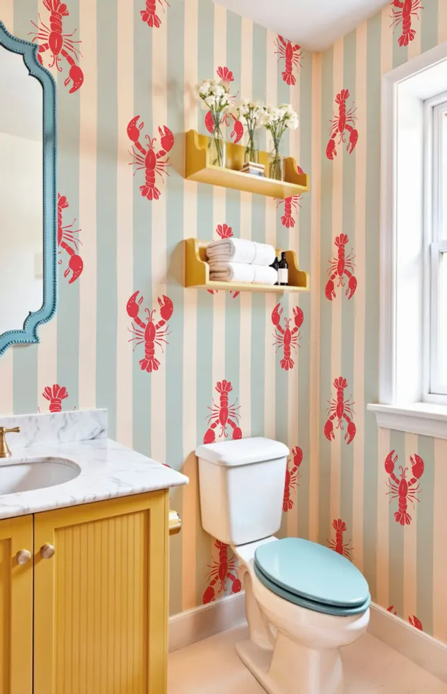 Wallpaper - Wallpaper No. 726 - Lobster Parade 🦞 - WELLPAPERS