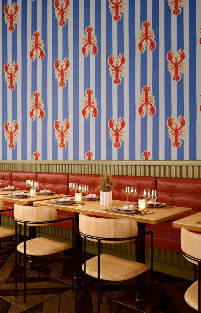 Wallpaper - Wallpaper No. 726 - Lobster Parade 🦞 - WELLPAPERS