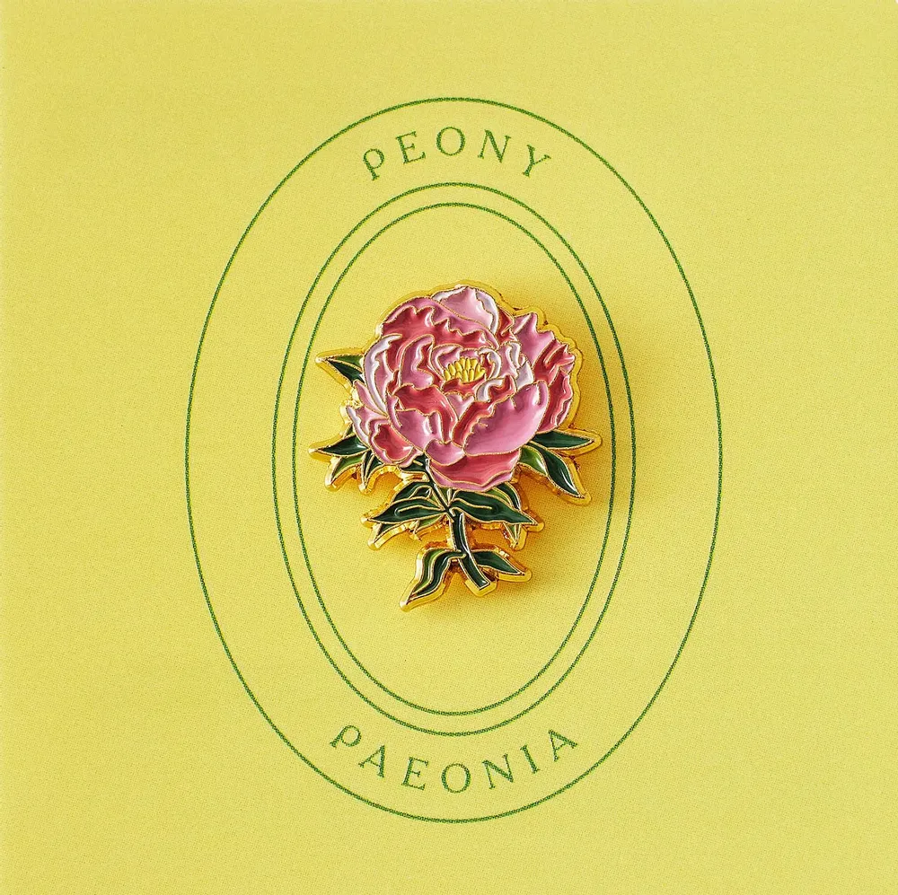 Brooches - Pin Peony - PINPINPIN.IT