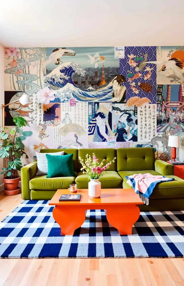 Wallpaper - Papier Peint - N°710 - Japon Remix 🇯🇵 - WELLPAPERS