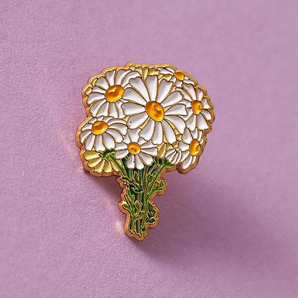 Brooches - Pin Chamomile - PINPINPIN.IT