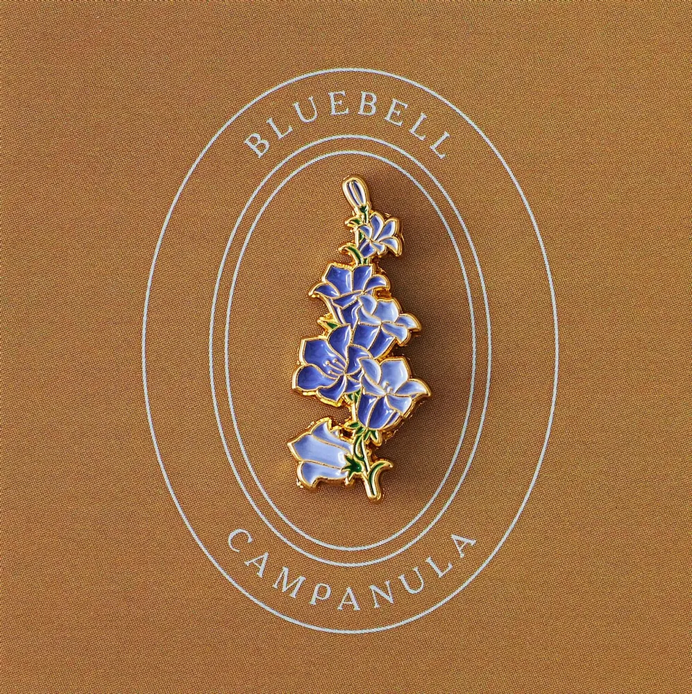 Brooches - Pin Bluebell - PINPINPIN.IT
