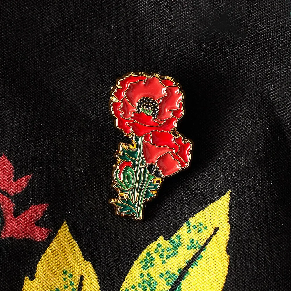Brooches - Pin Poppy - PINPINPIN.IT