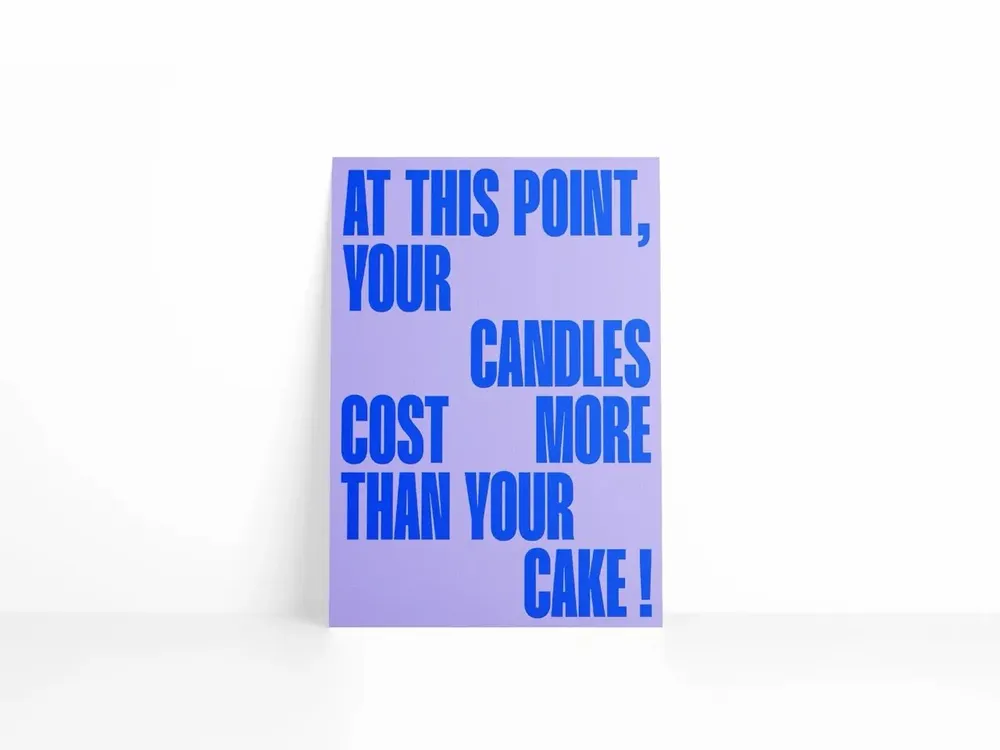 Carterie - Carte de voeux - Candles - PIECE & LOVE
