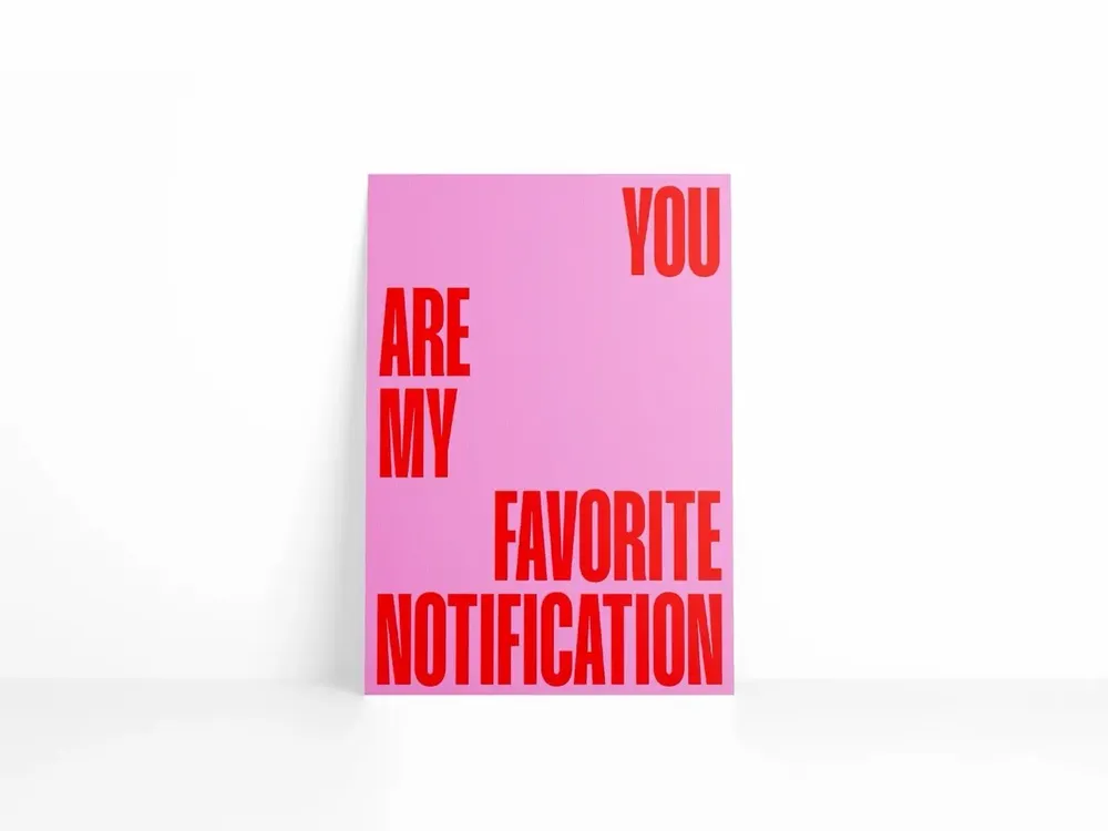 Carterie - Carte de voeux - Notification - PIECE & LOVE