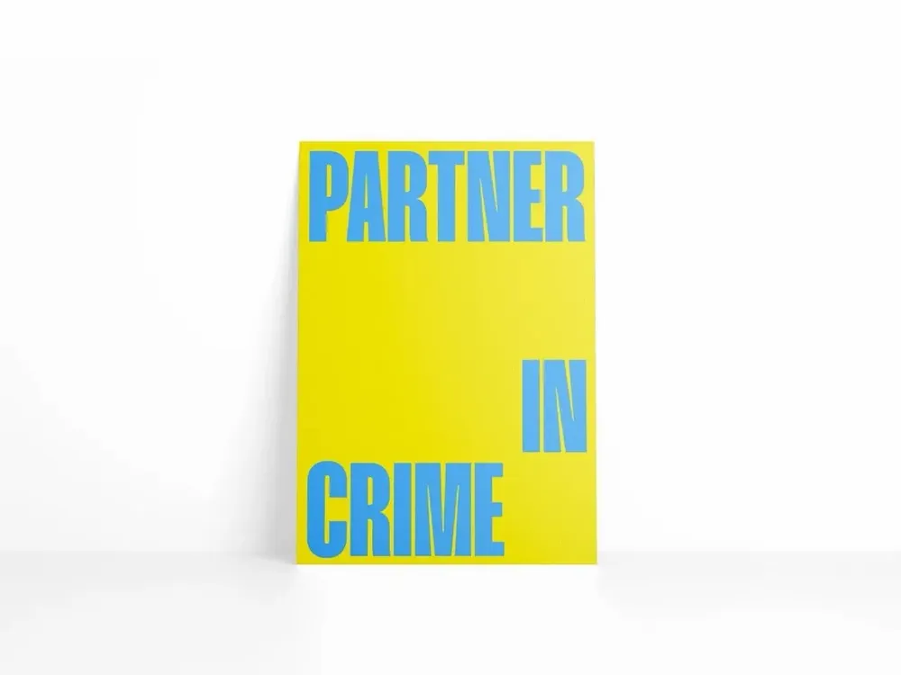 Carterie - Carte de voeux - Partner in crime - PIECE & LOVE