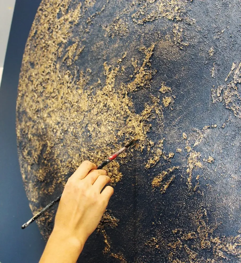 Paintings - Handmade abstract paintings textured series « Moon » - MATISS ART STUDIO