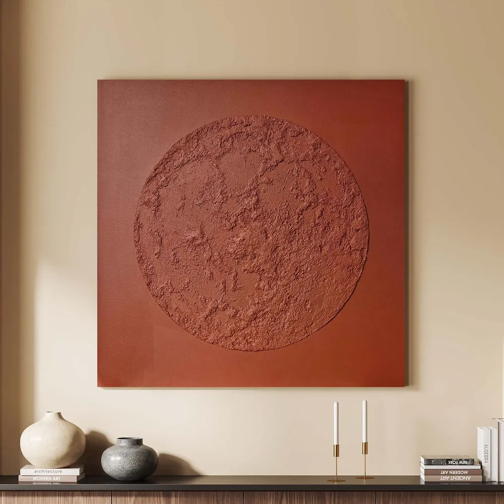 Paintings - Handmade abstract paintings textured series « Moon » - MATISS ART STUDIO