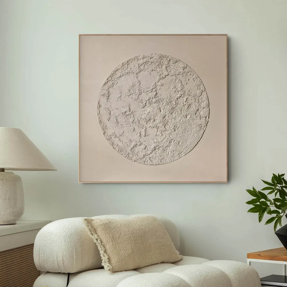 Paintings - Handmade abstract paintings textured series « Moon » - MATISS ART STUDIO
