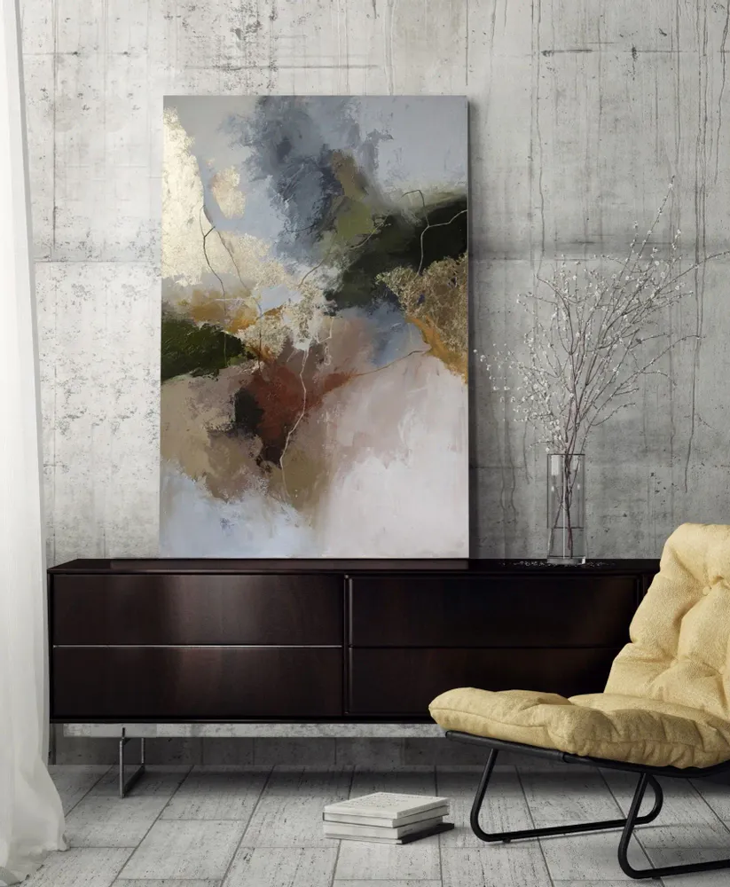 Paintings - Handmade abstract paintings series in gray brown « Rime » - MATISS ART STUDIO
