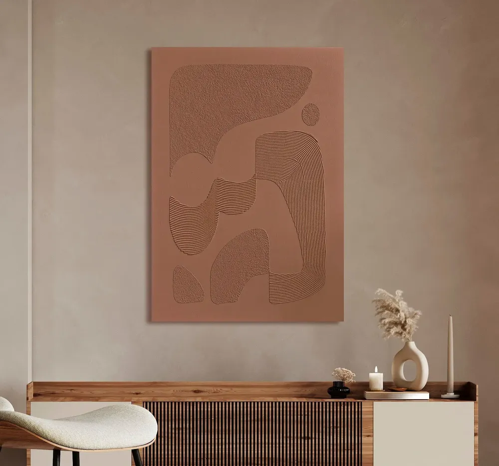 Paintings - Handmade abstract textured paintings series « Bay » - MATISS ART STUDIO