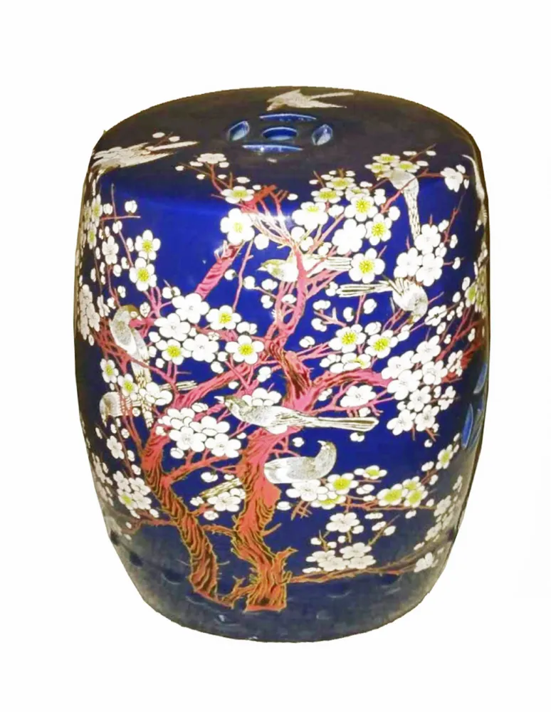 Poterie - Tabouret céramique laqué - GALERIE D'ORIENT