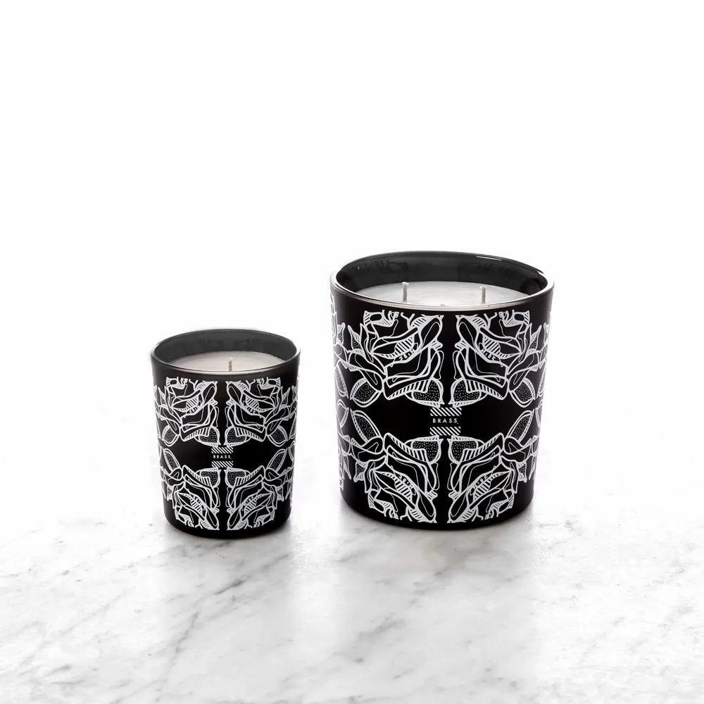 Candles - Black Fololo scented candle - Design by BRASS - ARTDECORIS