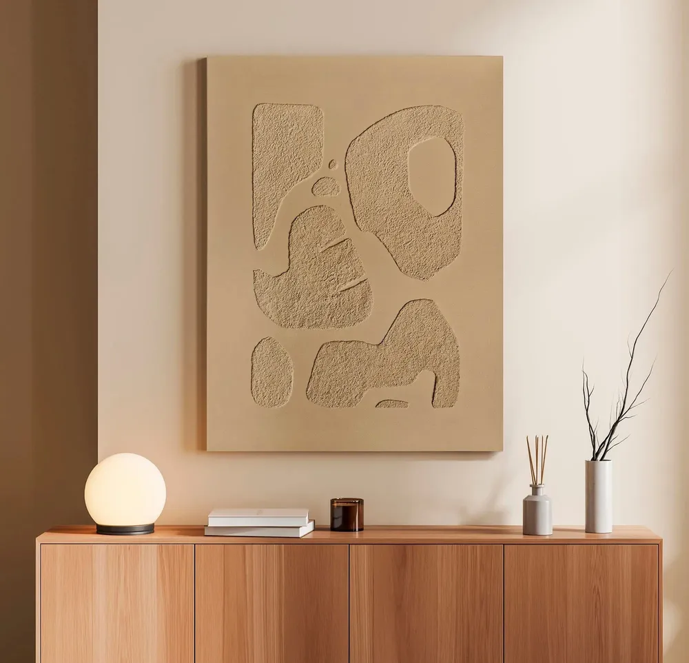 Paintings - Handmade abstract paintings textured series « Bay » - MATISS ART STUDIO