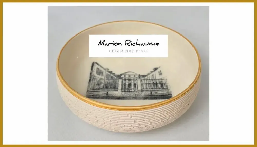 Assiettes de réception - Assiette Frisson Transfert 2025 - MARION RICHAUME