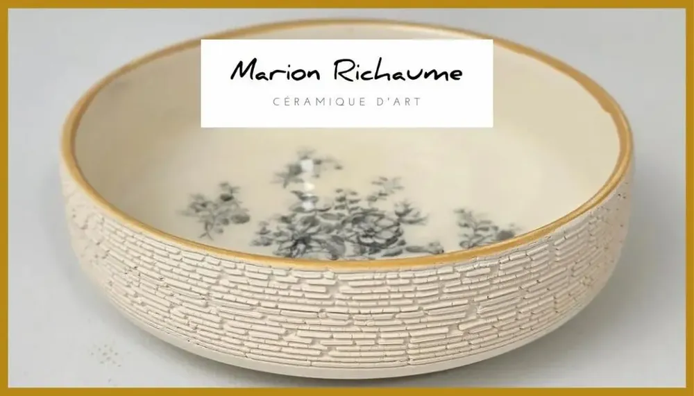 Assiettes de réception - Assiette Frisson Transfert 2025 - MARION RICHAUME