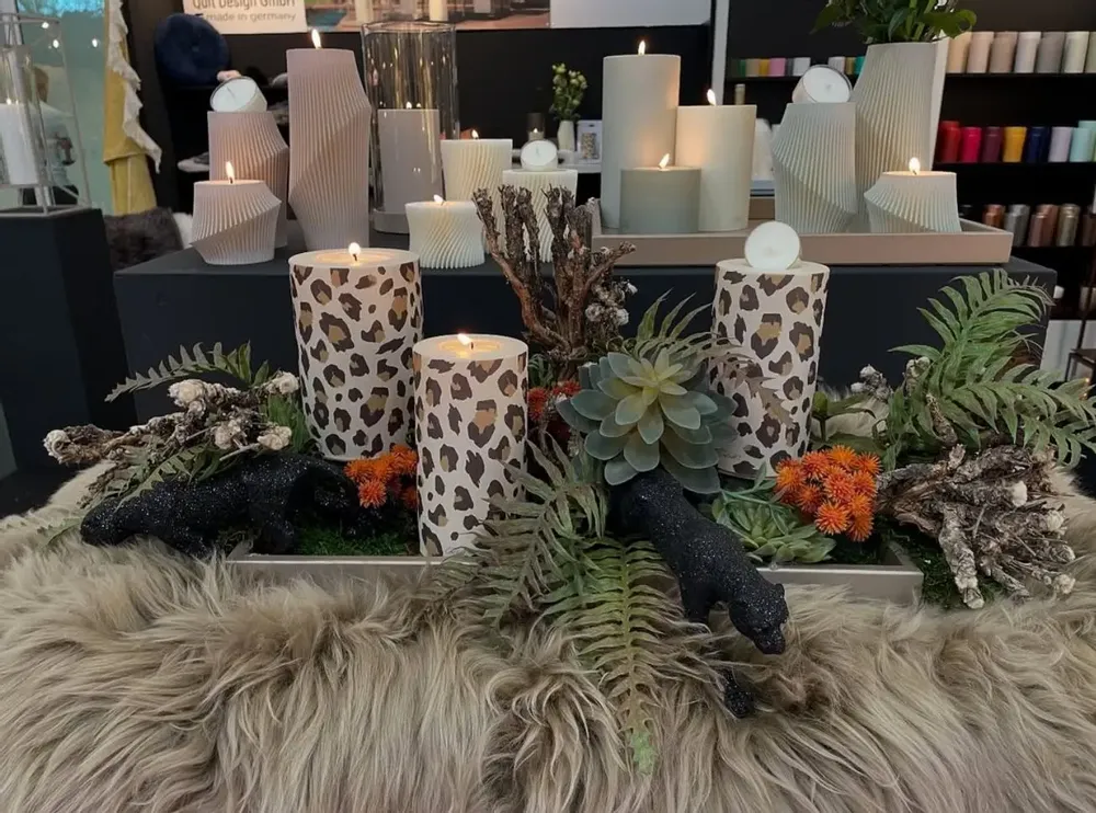 Customizable objects - Custom-printable tealight holders – Made in Germany. Suitable for indo - QULT DESIGN GMBH