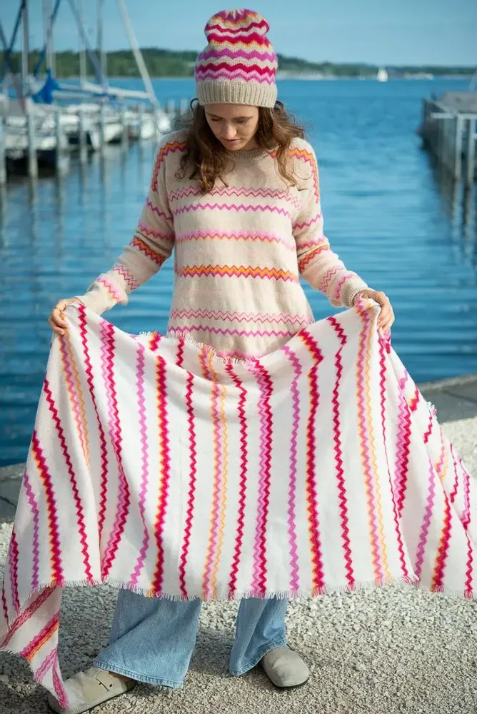Scarves - Cashmere Scarf, Pullover & Beanie Fair Isle - CUTE STUFF GMBH
