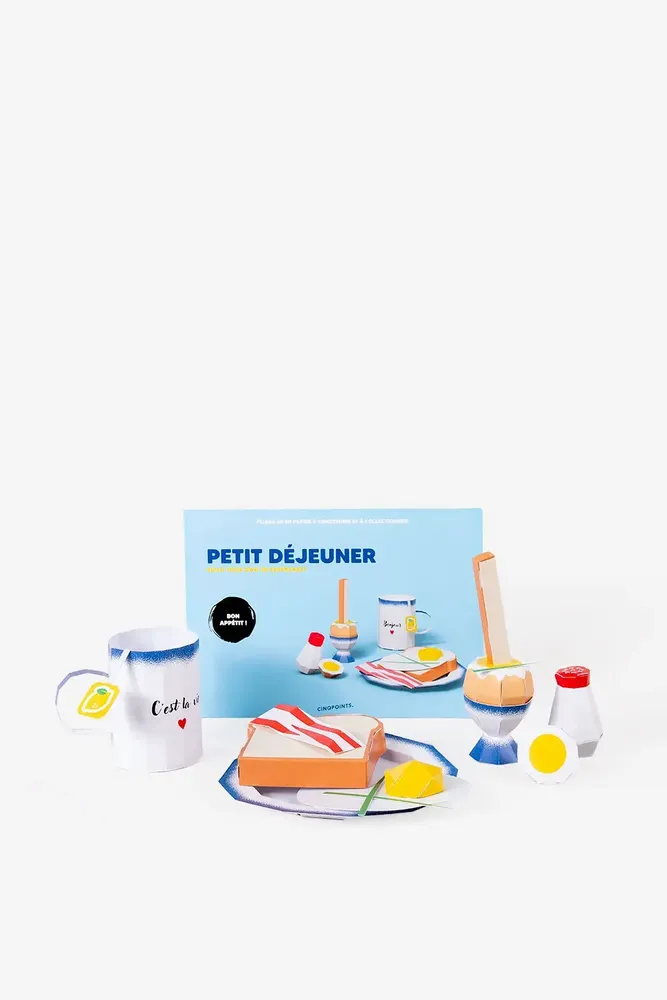 Cadeaux - Pliage à monter Petit Déjeuner - CINQPOINTS