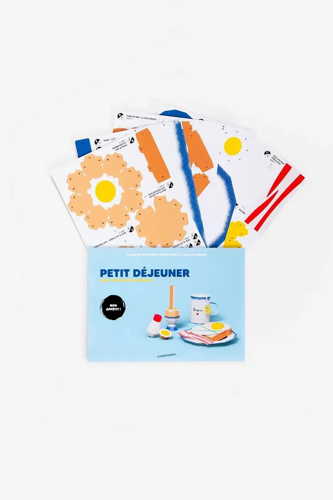 Cadeaux - Pliage à monter Petit Déjeuner - CINQPOINTS