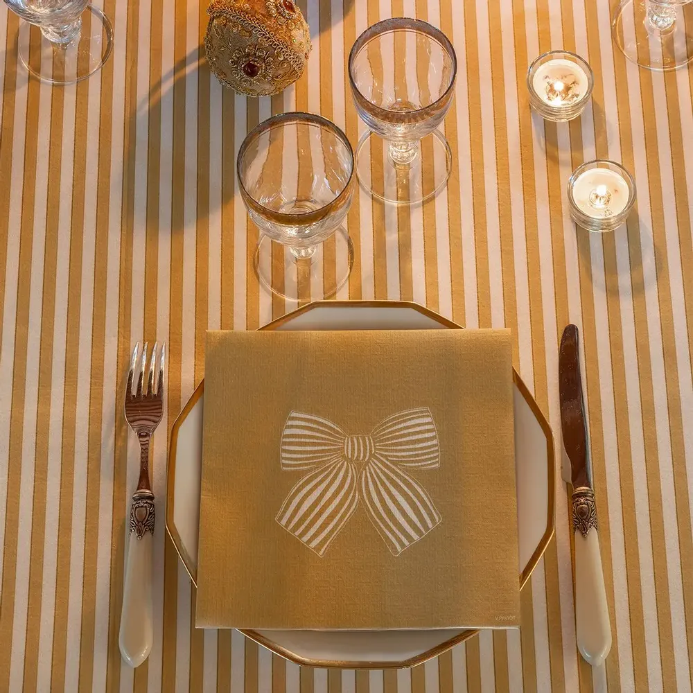 Napkins - GOLDEN KNOT - FRANÇOISE PAVIOT