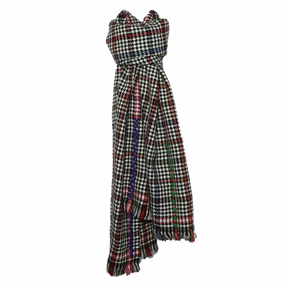 Scarves - REMI grey cotton scarf - MONSIEUR CHARLI