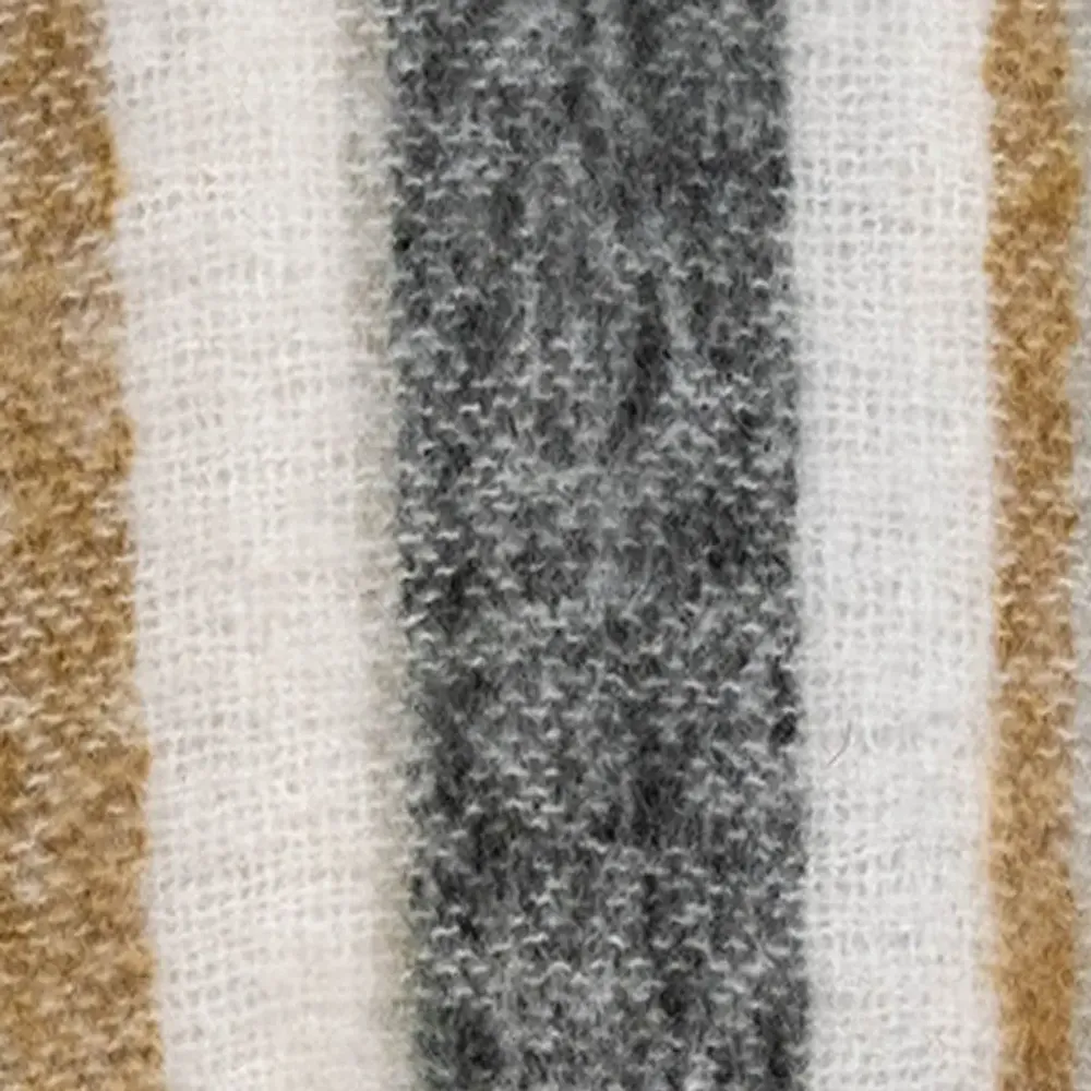 Throw blankets - TONIO cognac acrylic throw - MONSIEUR CHARLI