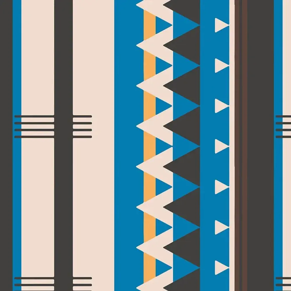 Bed linens - Window tile pattern, stripes - LYDIE VACHER DESIGN MODE ET DECORATION
