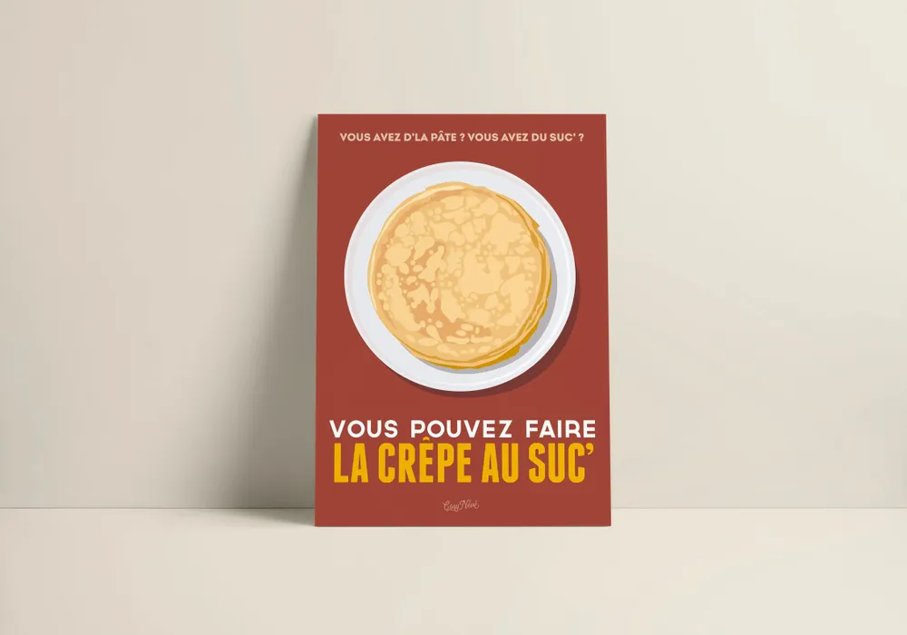 Poster - Poster La Crepe Au Suc - COSYNÉVÉ - MOUNTAIN POSTERS