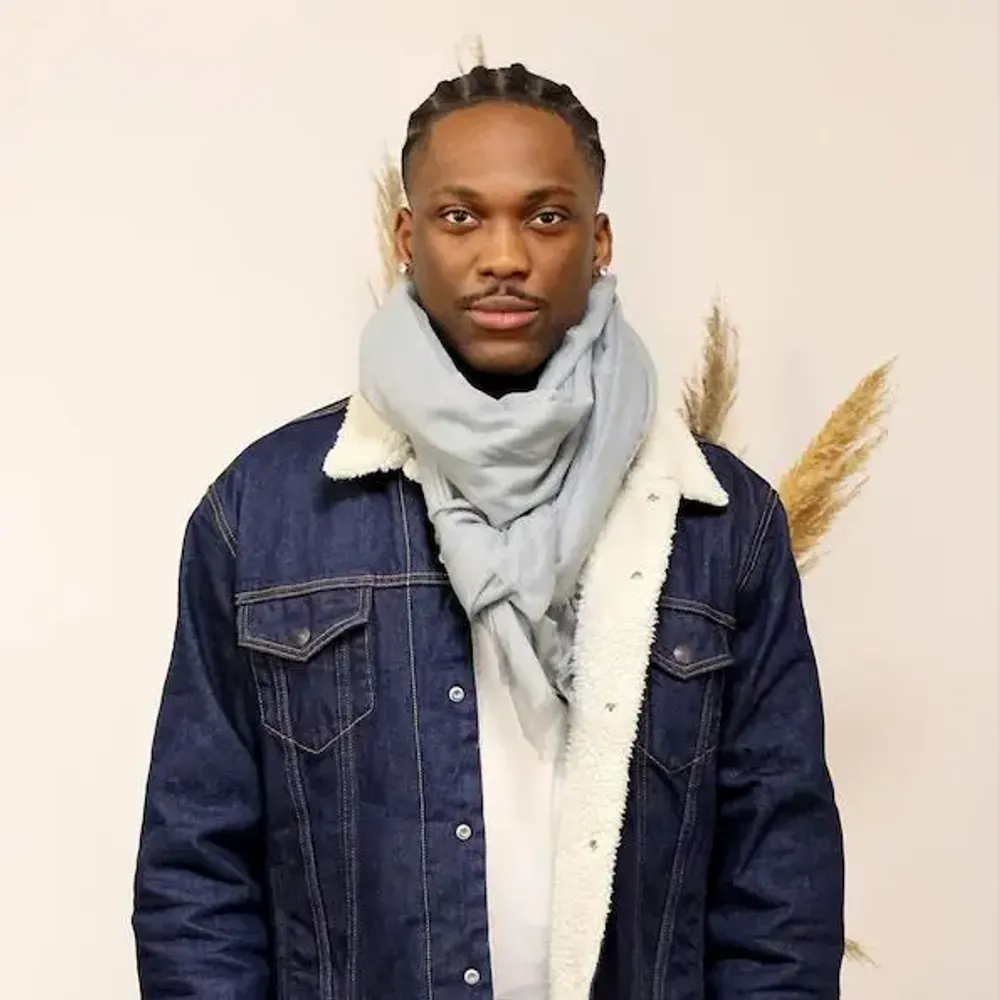 Scarves - RUBEN abyss wool scarf - MONSIEUR CHARLI