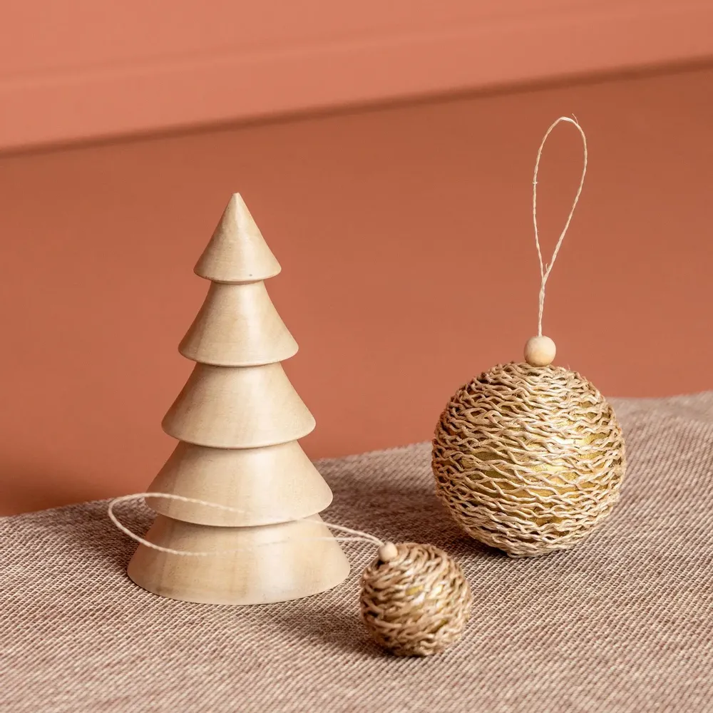Other Christmas decorations - Trim twisted abaca - KINTA