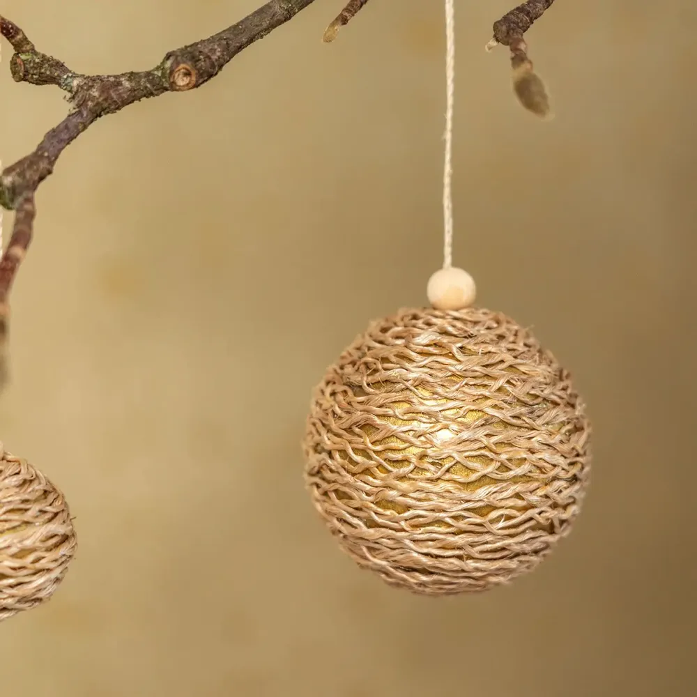 Other Christmas decorations - Trim twisted abaca - KINTA