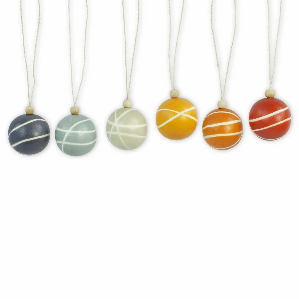 Autres décorations de Noël - Boule de Noël en forme de croix en bois - KINTA