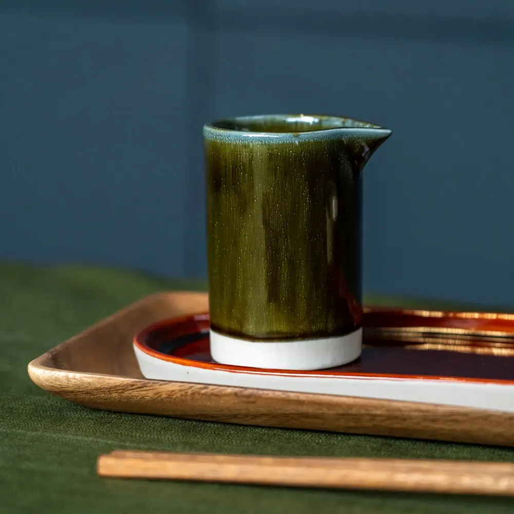 Platter and bowls - Tray ellipse stoneware - KINTA