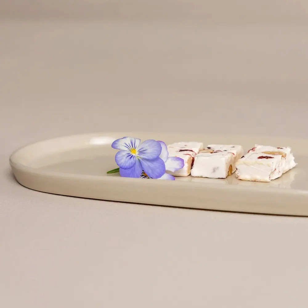 Platter and bowls - Tray ellipse stoneware - KINTA