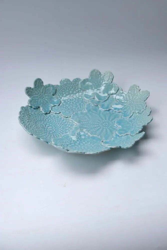 Platter and bowls - Petals & Flora Collection: Decor items - Tableware set - LAMUNLAMAI. CRAFTSTUDIO