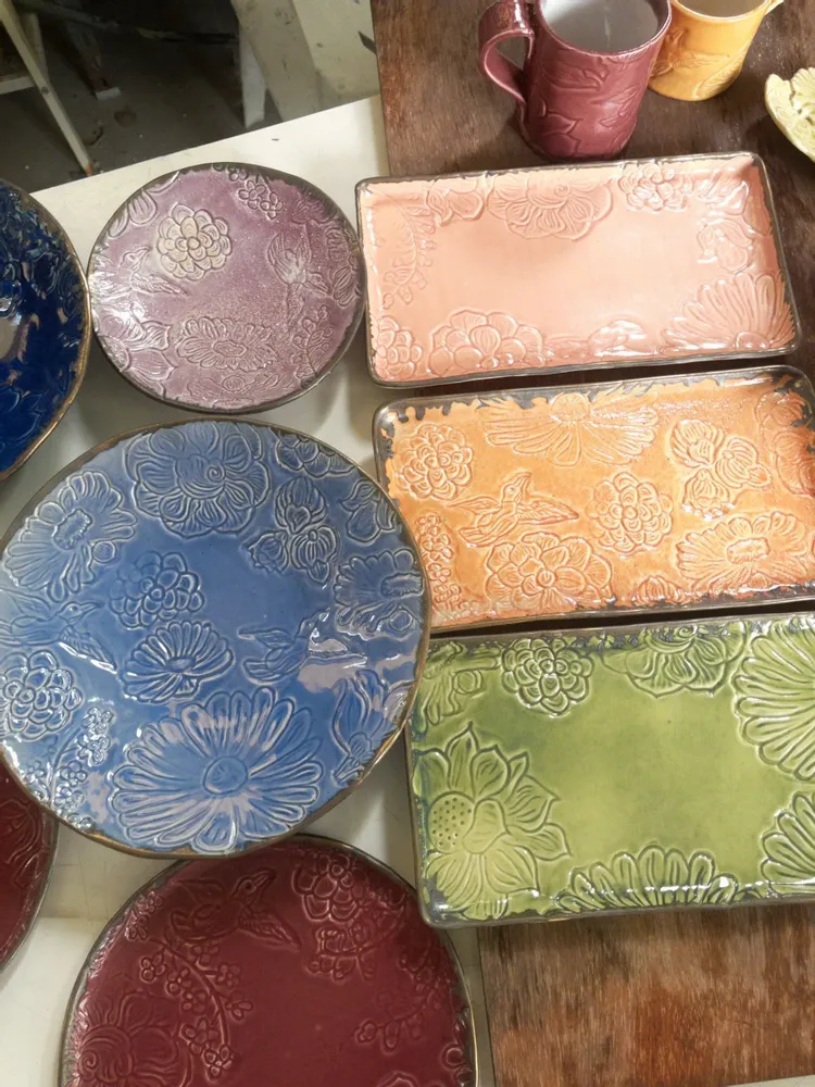 Platter and bowls - Petals & Flora Collection: Decor items - Tableware set - LAMUNLAMAI. CRAFTSTUDIO