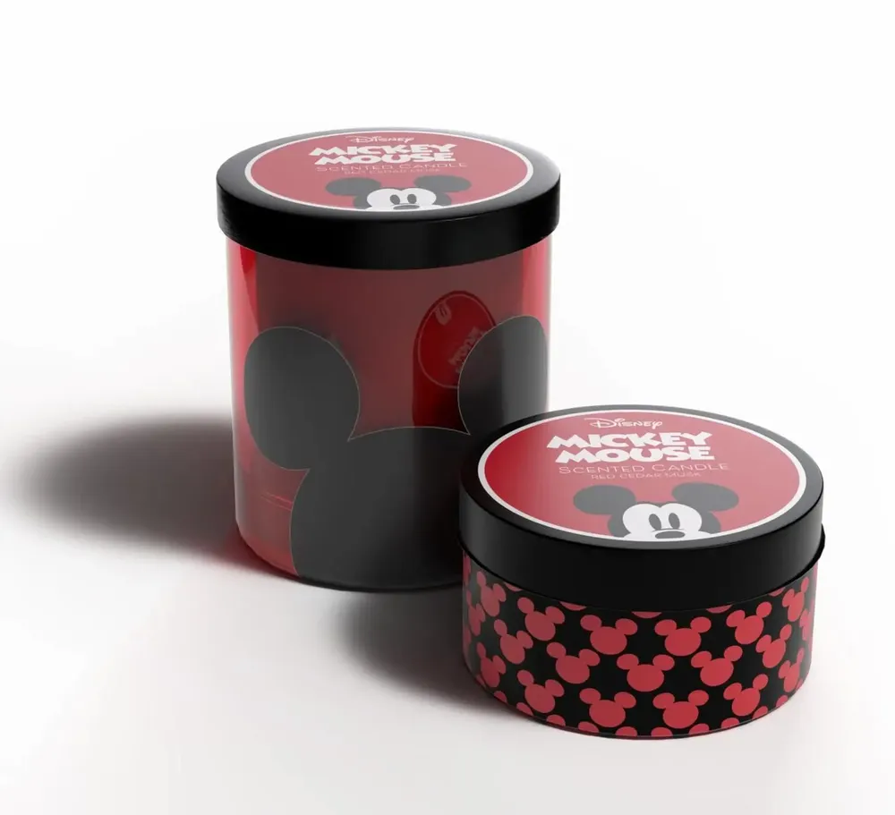 Candles - Disney Mickey & Friends Mickey Mouse Red Cedar Musk Scented Candle - DALIAN TALENT GROUP