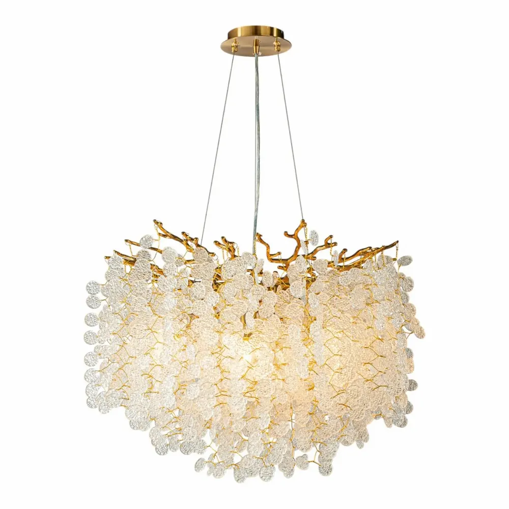 Suspensions - Lustre Raindrop 60 cm - Doré - Fer+Verre - BAROQUE COLLECTION - DUTCH STYLE