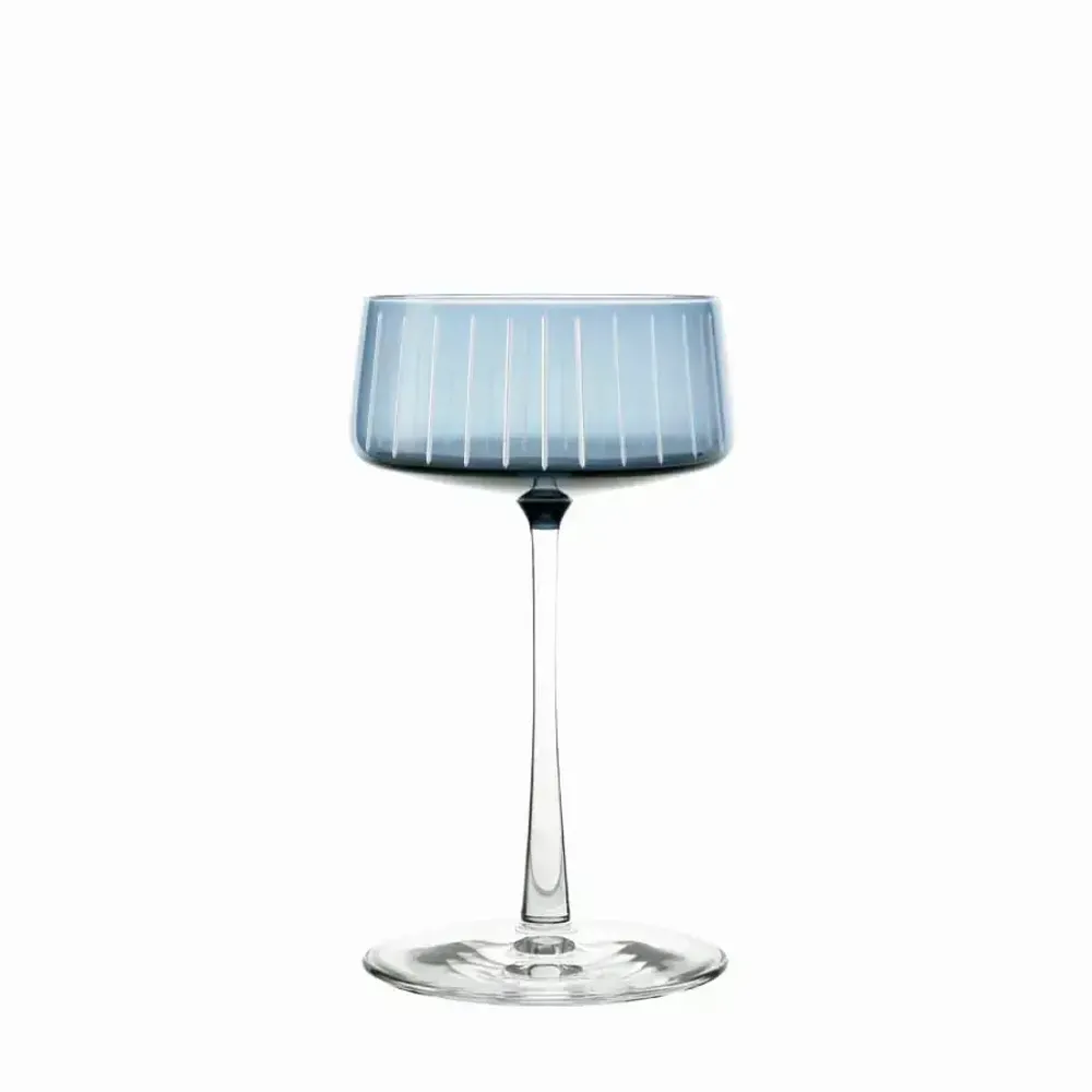 Glass - Vida Linea Martini Mist Colored Champagne Glass - 1 piece 230 ml - PEKALLA CRISTAL GLASS